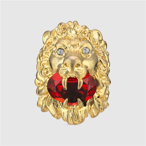 Gucci Lion Head Ring 